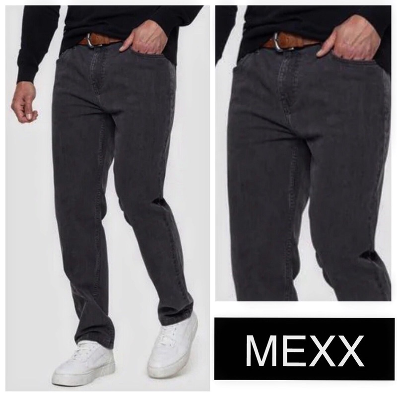 MEXX slim straight jeans (dark grey) celana panjang jeans pria
