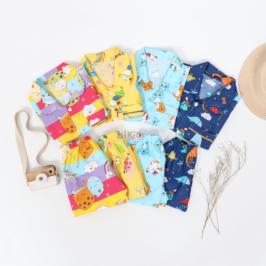 PIYAMA ANAK KIDS 1-5TH ECER PILIH MOTIF DAN SIZE | BAJU TIDUR ANAK