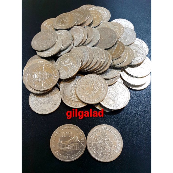 KOIN KUNO 100 RUPIAH TIPIS 1978 WAYANG RUMAH GADANG
