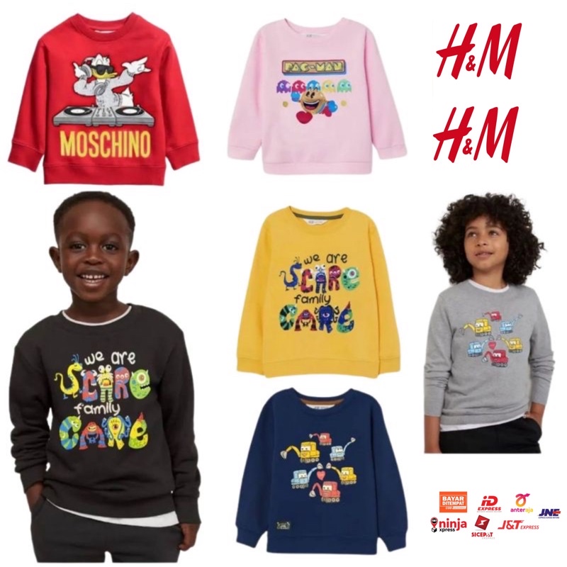 [2-9 TAHUN] SWEATSHIRT HNM/SWEATER HNM/SWEATER ANAK UNISEX