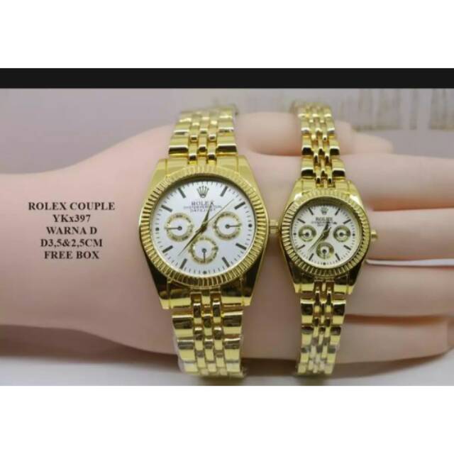 Jam tangan couple rolex