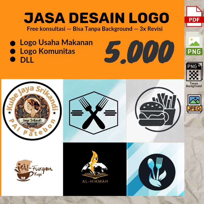 MURAH JASA Desain LOGO Jasa Desain Logo, Logo Usaha, Logo Komunitas