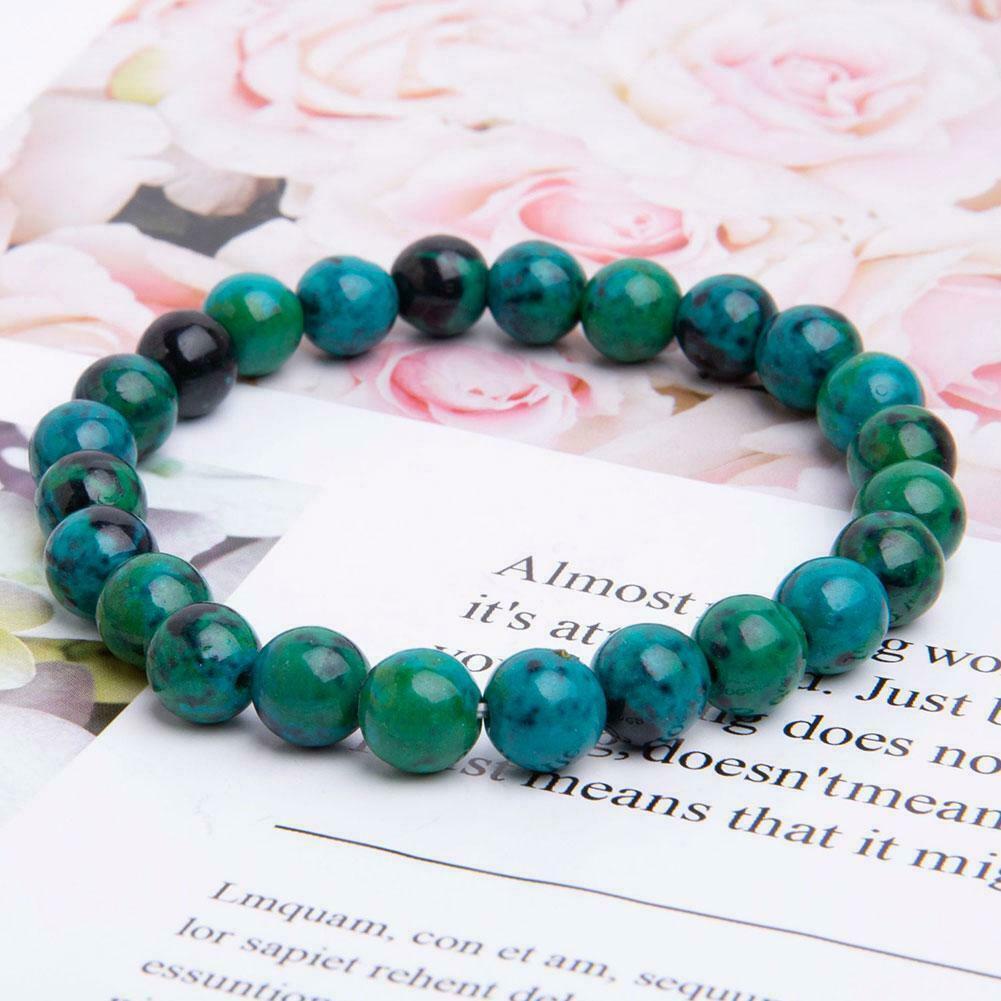 [ Unisex Adjustable  Natural Stone Malachite Beads Bracelet  ] [   Gifts Jewellery Accessories For Friends ]