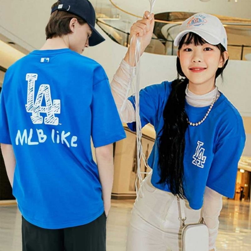 KAOS UNISEX PRIA WANITA MLB NEW ERA LAYANKESS TEE