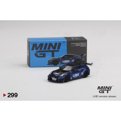 MINI GT 299 - LB-Silhouette WORKS GT NISSAN 35GT-RR Ver.2 LBWK Blue