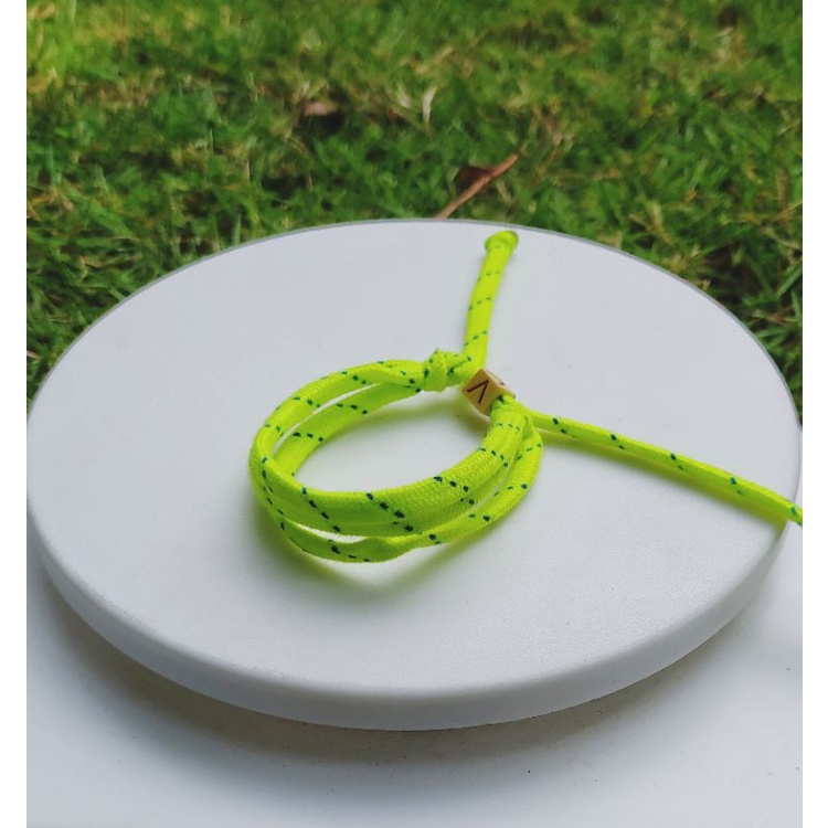 144pcs Gelang Tali 3 Rangkap Gelang Tali Sepatu Berbagai Motif Random