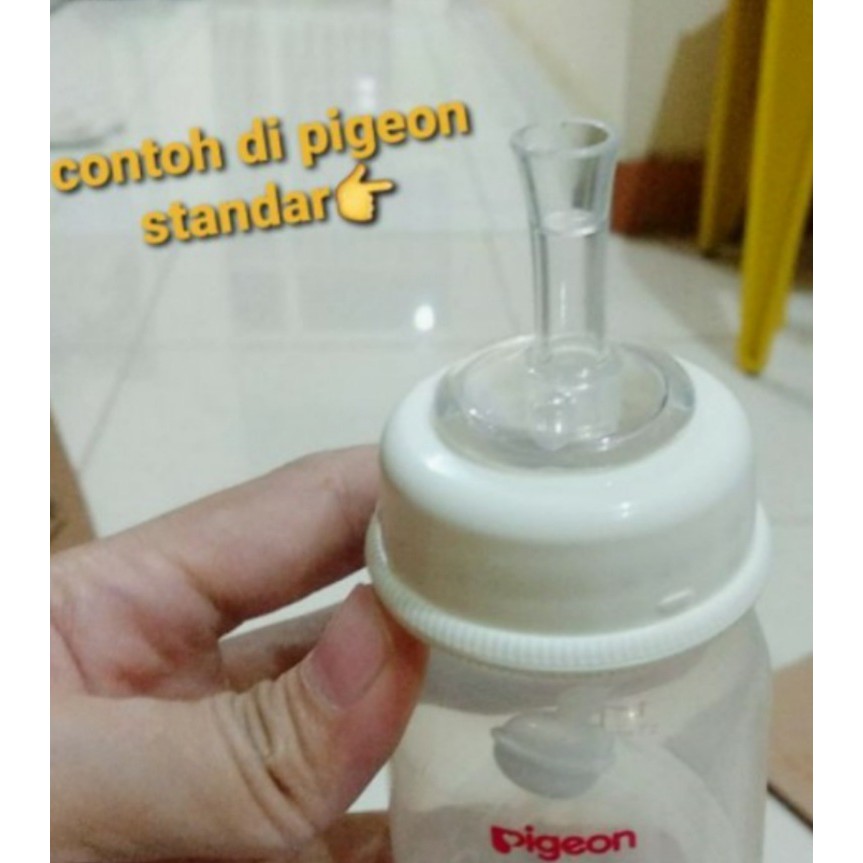 Pengganti Dot Sedotan Botol Susu Pigeon  Slim neck Standarneck / Dot Sedotan untuk Pigeon Medela, Dr Brown Slimneck Bottle