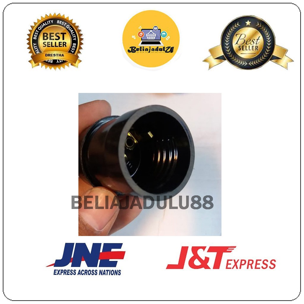 Beliajadulu88 Fitting lampu Gantung Hitam PIOLINE