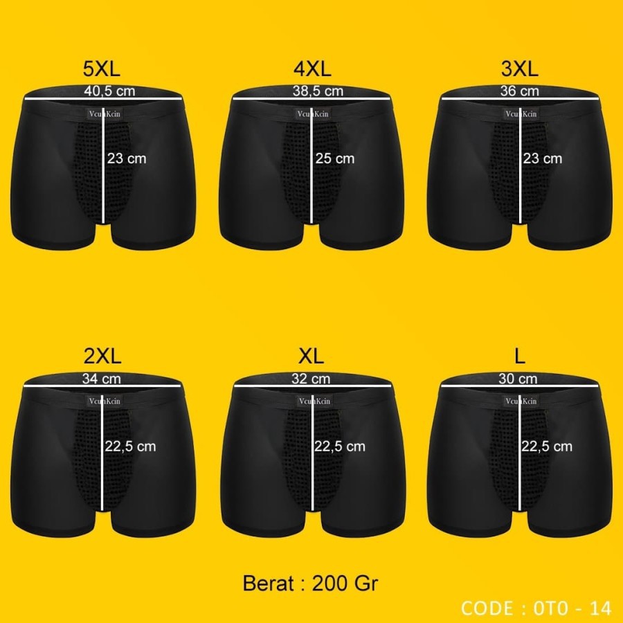 VCUN KCIN VCUNKCIN Celana Dalam Boxer Ion Magnet Negatif Kesehatan Pria Original