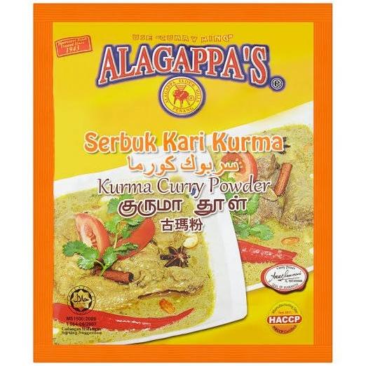 

best produk] Bumbu Instan Alagappa'S Serbuk Kari Kurma 200gr / Kurma Curry Powder