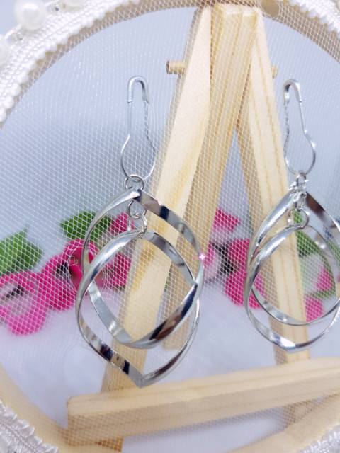 A14 Anting hijab juntai susun