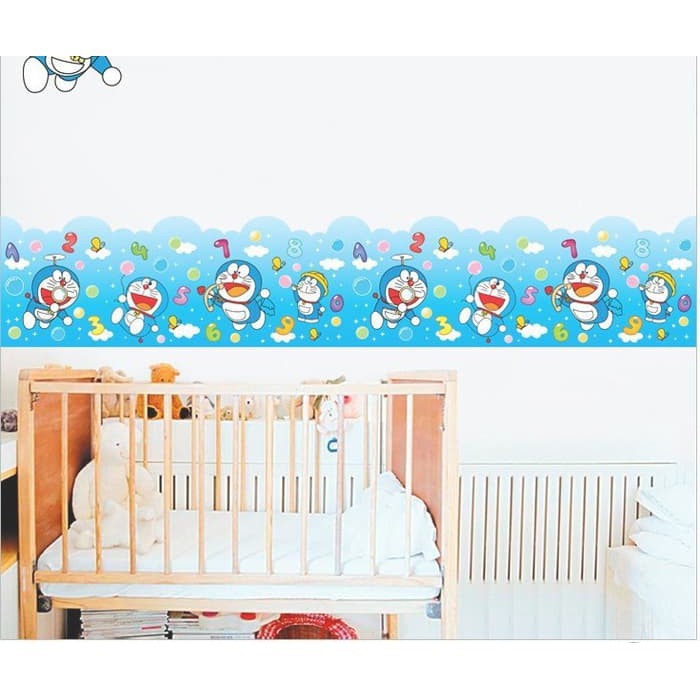 AURA - Wall Sticker Dinding Kamar - Stiker Dinding - Dekorasi Dinding - Sticker Doraemon List
