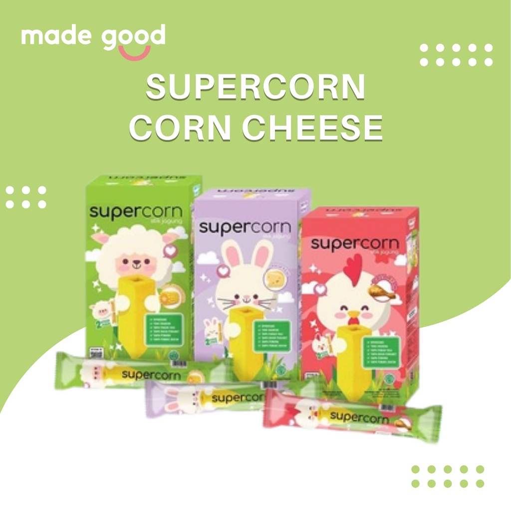 SUPERCORN Stik Jagung Healthy Snack Camilan Anak 120gr