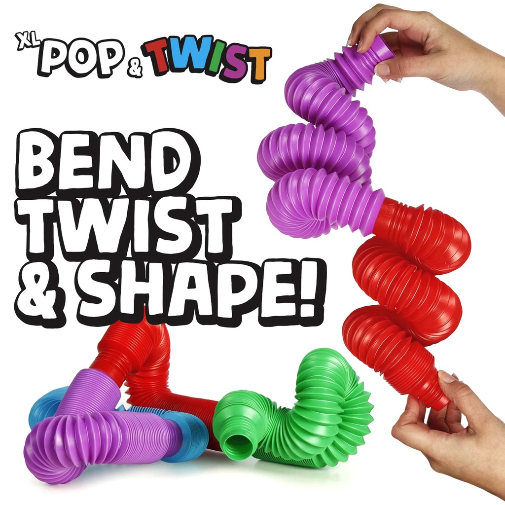 Pop Tubes Sensory Fidget Toy for Autistic Children and Fidgets for Kids Stress Relief Toys DIY Splicing Toys