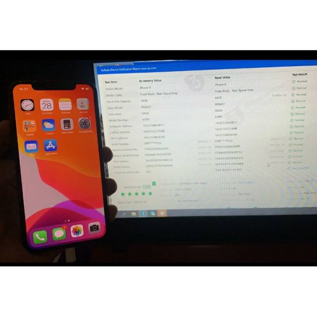 I phone X 64 Gb bypass (CLEAN)