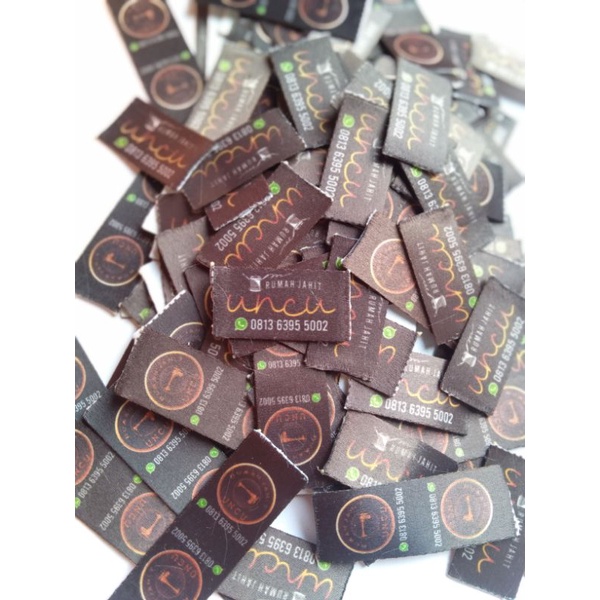 

Label Promo pakaian Minimal 25pcs ukuran 1 meter