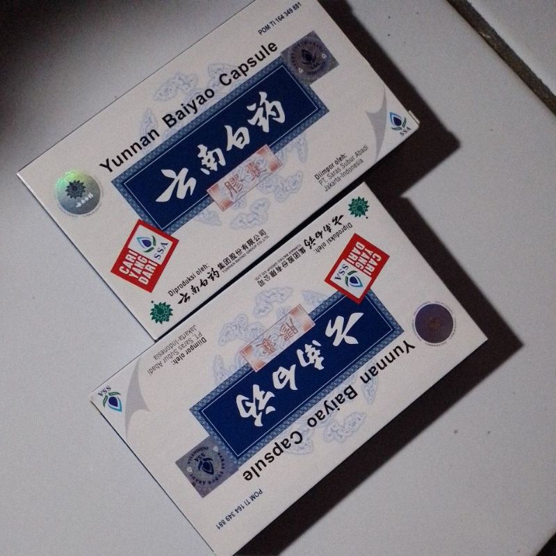 yunnan baiyao capsule per dus *isi 10KOTAK Asli SSA BPOM exp.2026