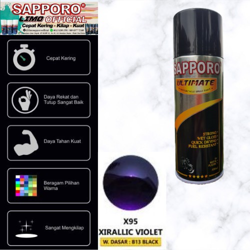 SAPPORO SPRAY ULTIMATE (XIRALLIC VIOLET X95)
