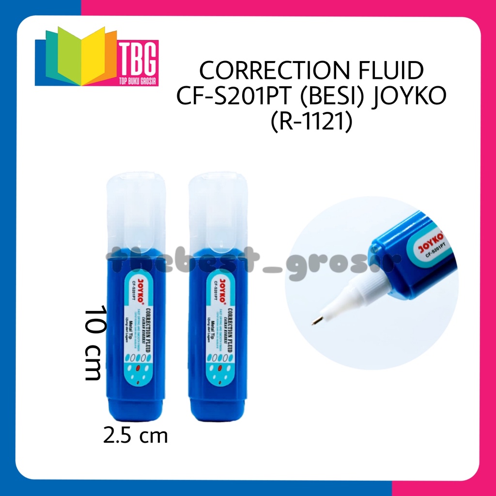 

1 PCS CORRECTION METAL CFS201PT JOYKO / TIP-EX CAIR / TIP-X CAIR / CORRECTION FLUID JOYKO (R-1121)