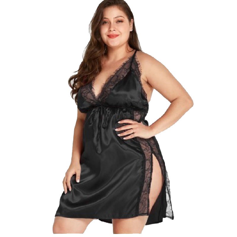 lingerie bigsize / max ld 160cm/  baju tidur wanita sexy / lingerie babydoll - D102