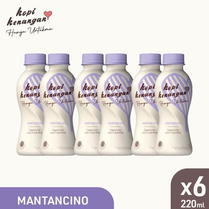 

[COD] Kopi Kenangan Hanya Untukmu Mantancino 220ml x 6 [COD]