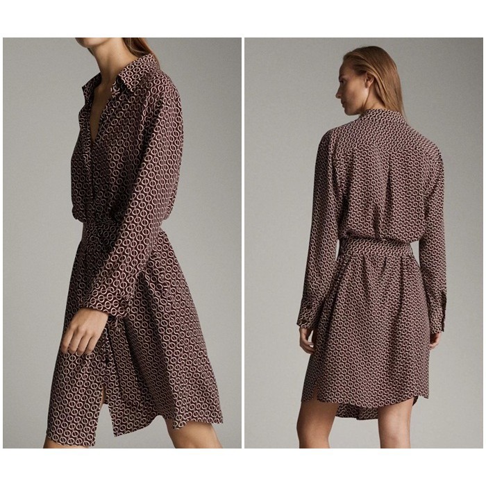 [baju wanita korea]  Mini Dress Lengan Panjang Wanita Korea Import