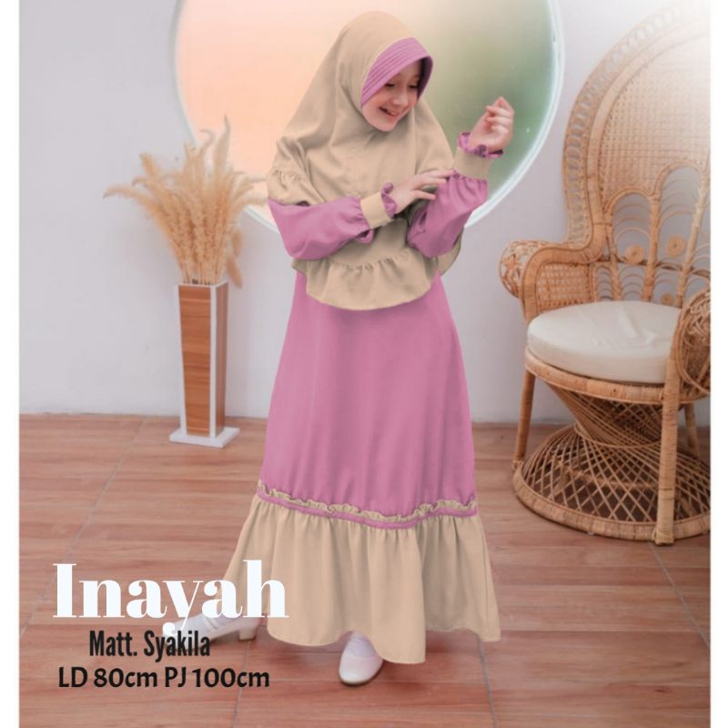 GR GAMIS ANAK INAYAH SR590  / SYARI ANAK TERBARU