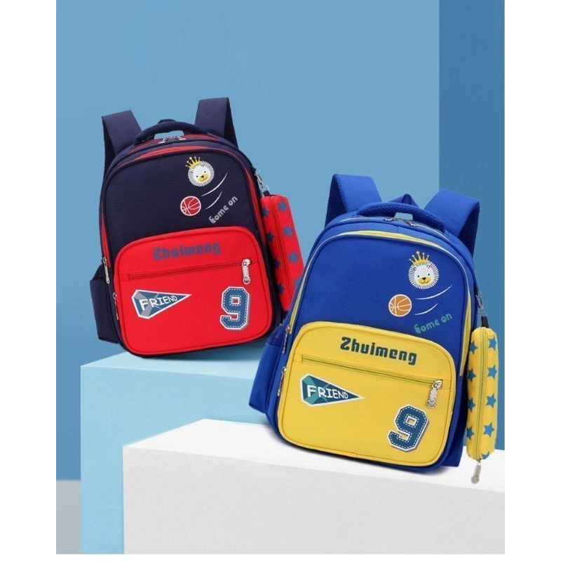 Tas Ransel Anak2 Tas Sekolah Bernapas Anak Ransel Multilayer Ruang Anak-anak Tas Ringan Desain Tas