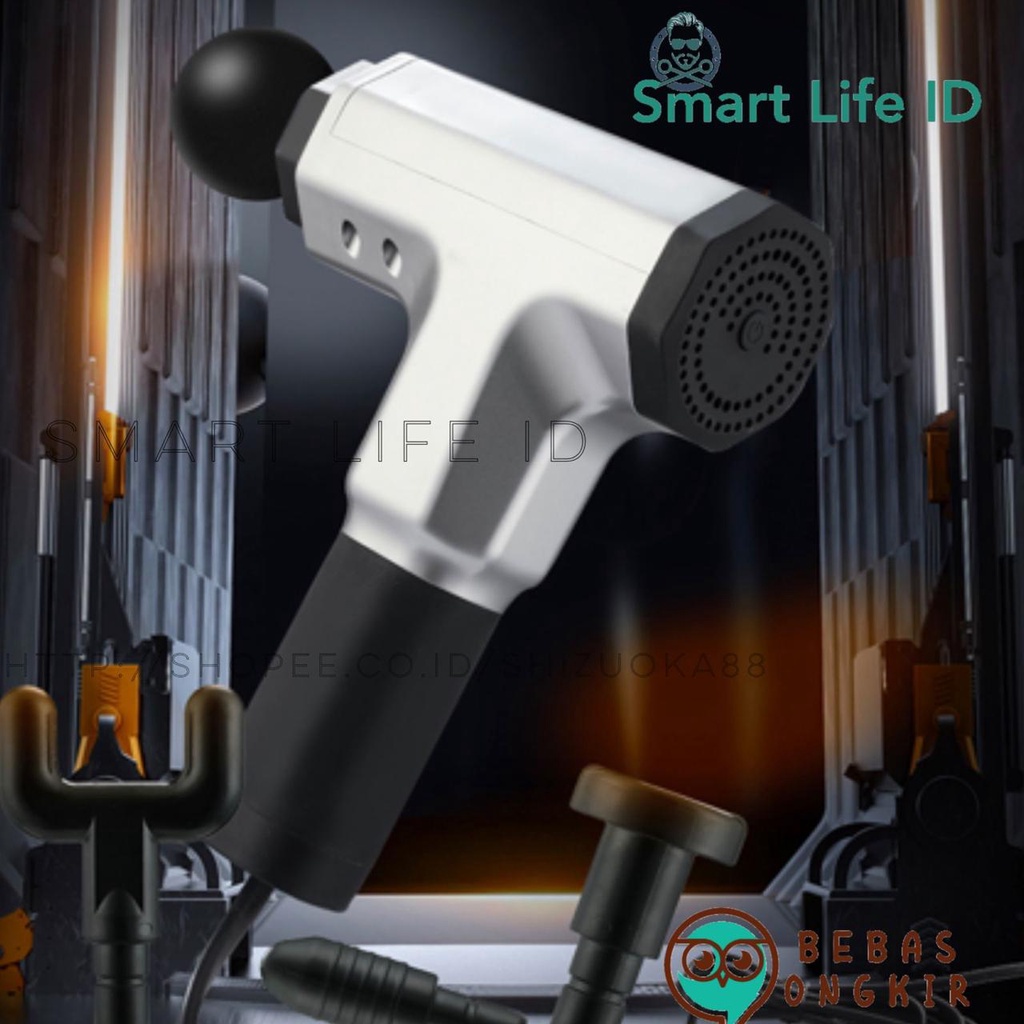 Fascial Gun Massage Find Back Gun Alat Pijat Massager Elektrik Pembentuk Otot Gym RF - 709