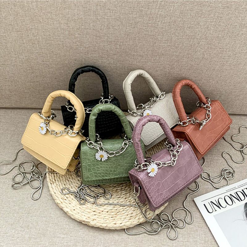 Tas Selempang Wanita Daisy / Tas Selempang Motif Bunga / Croco Daisy DaiCromi / Masuk HP