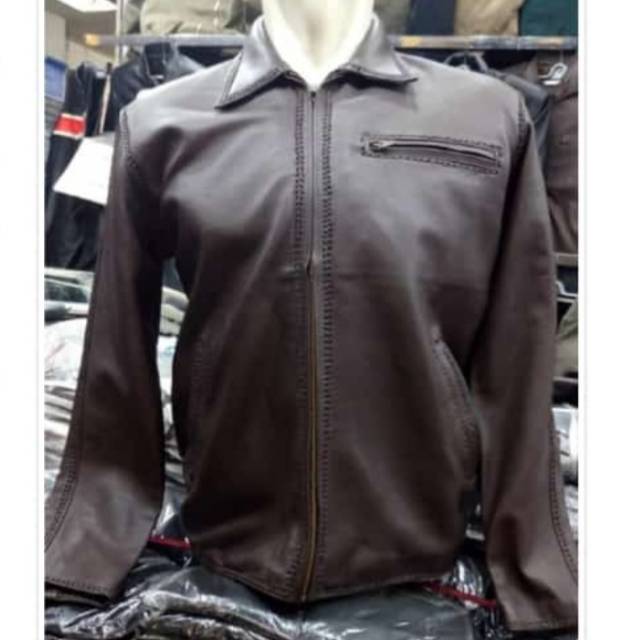 Jaket kulit sulam jaket kulit asli domba