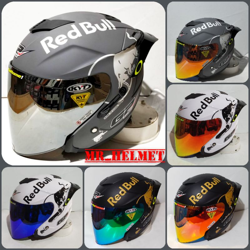 NEW HELM G2 OPTIMAX RED BULL PAKET GANTENG