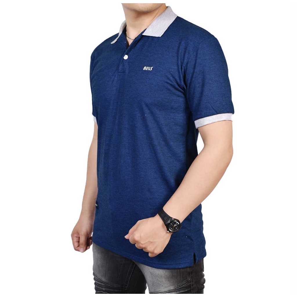 Burlois Store Kaos Kerah Pria Gerimis Polo Shirt Gerimis Premium Original