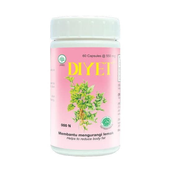 DIYET 60 KAPSUL - BOROBUDUR HERBAL - Membantu mengurangi lemak ditubuh