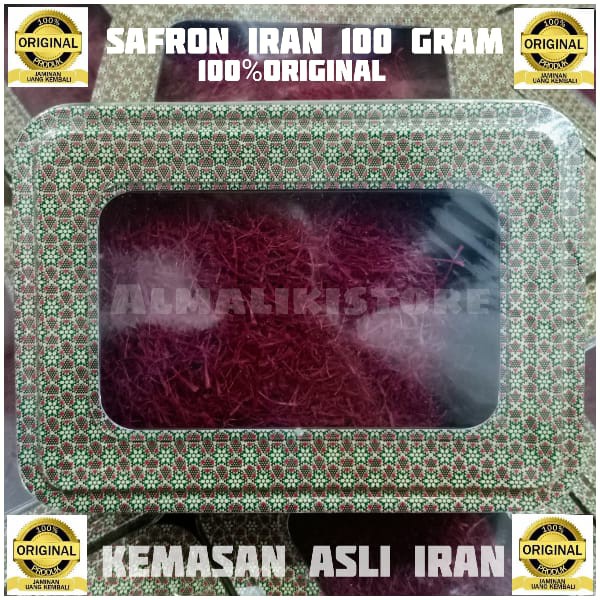 

Saffron IRAN Super Negin Grade A-100gr Kemasan Original