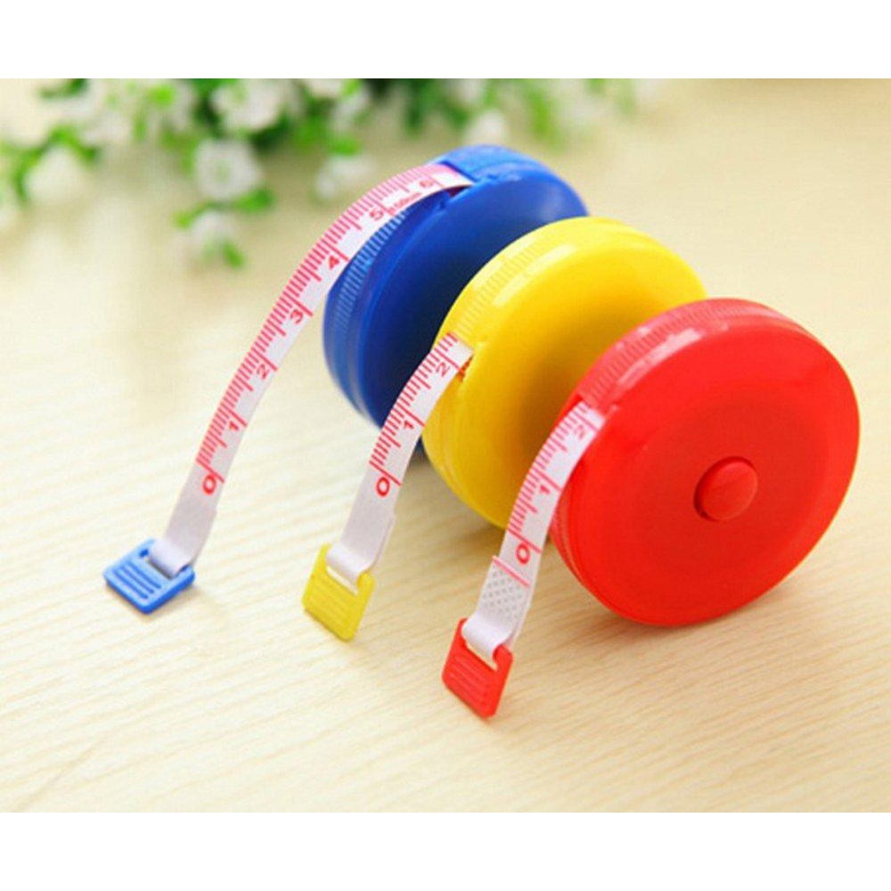 Meteran Baju - Meteran Gulung Mini Praktis - Alat Pengukur Badan - Meteran Badan - Ukuran Badan
