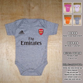  Baju Bola Bayi Arsenal  Jumper Bayi  Romper Bayi  Jersey Bayi  