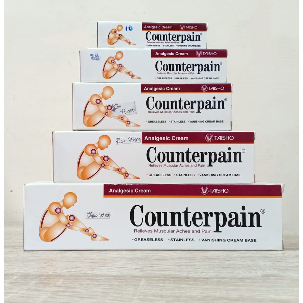 COUNTERPAIN CREAM 5 g, 15 g &amp; 30 g