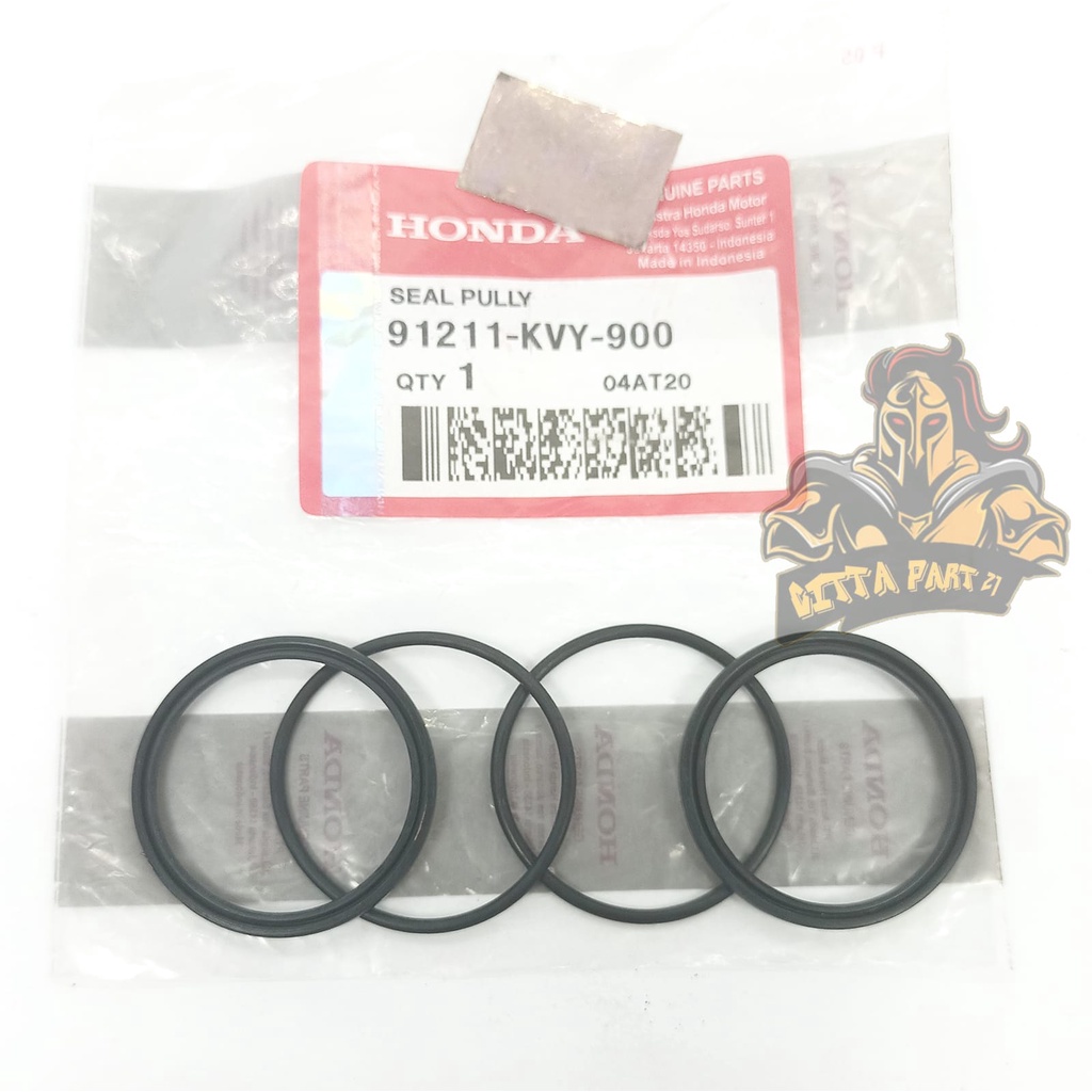 SEAL ORING SET PULLY HONDA KVY KUALITAS ASLI ORIGINAL HONDA AHM PRESISI BAHAN BERKUALITAS KARET LENTUR TIDAK MUDAH KERAS TIDAK MUDAH MELAR TIDAK MUDAH PUTUS DAN DIJAMIN AWET BEAT KARBU BEAT FI SCOOPY KARBU VARIO 11O KARBU VARIO 110 FI VARIO 125 VARIO 150