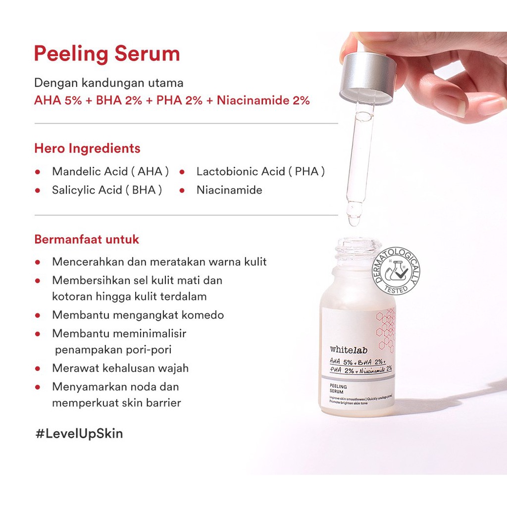 Whitelab Peeling Serum AHA BHA PHA