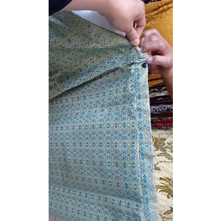 rok songket jadi plus selendang