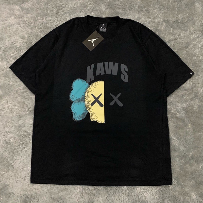 Kaos Tshirt Air Jordan X Kaws 23 Fulltag &amp; Lebel