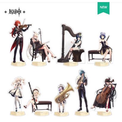(Ready Stock) Official Merch Genshin Impact -  Genshin Impact Acrylic Standee Genshin Impact Concert