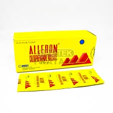 (bisa gojek) banda aceh Alleron 4mg 1 strip Isi 10 Tablet - Obat Gatel Alergi / ctm