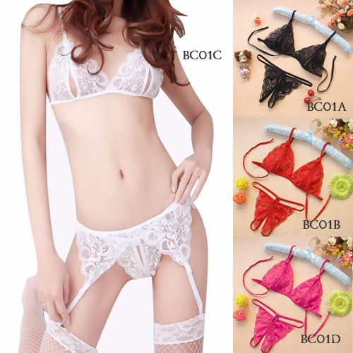 [LIMITED STOCK] UNDERWEAR WANITA CELANA DALAM SEXY PUTIH BC01C