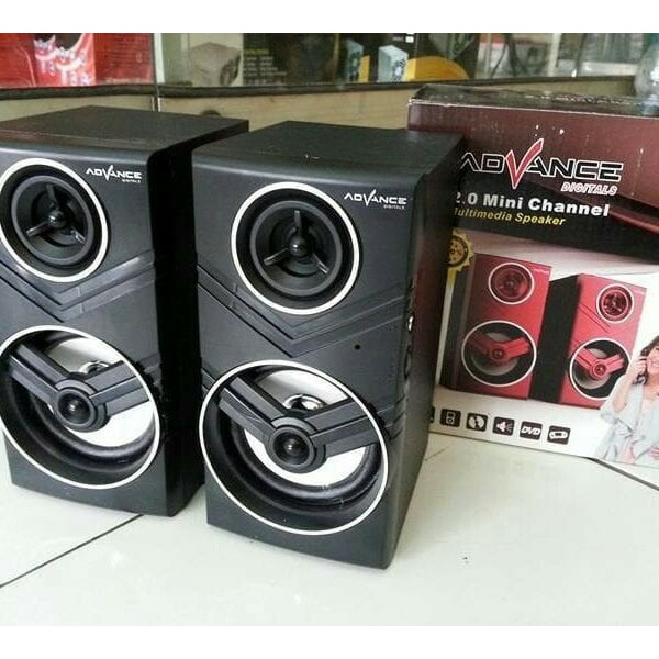 Promo Terbaru!!! Speaker Aktif laptop/komputer USB Advance duo 080 Bass Berkualitas