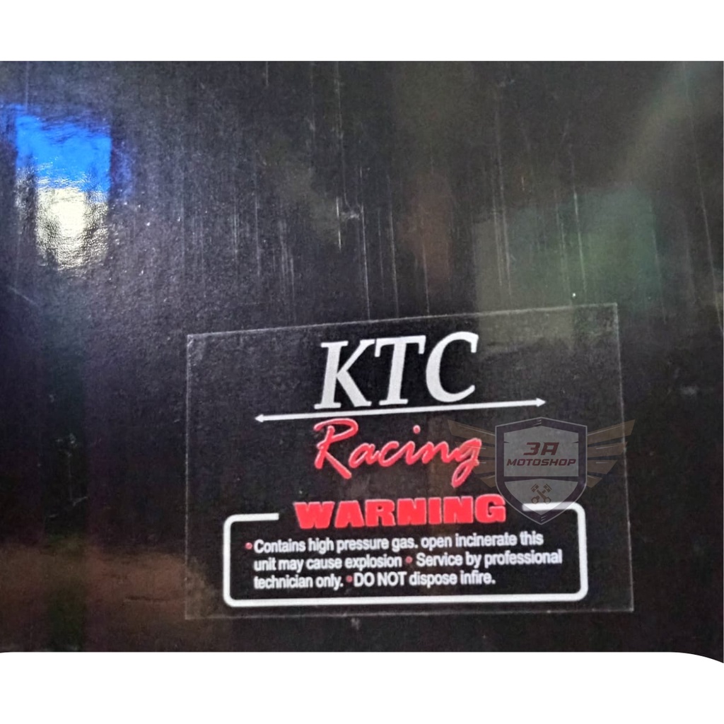 Stiker Sticker KTC Racing Bakcground Transparan Bening