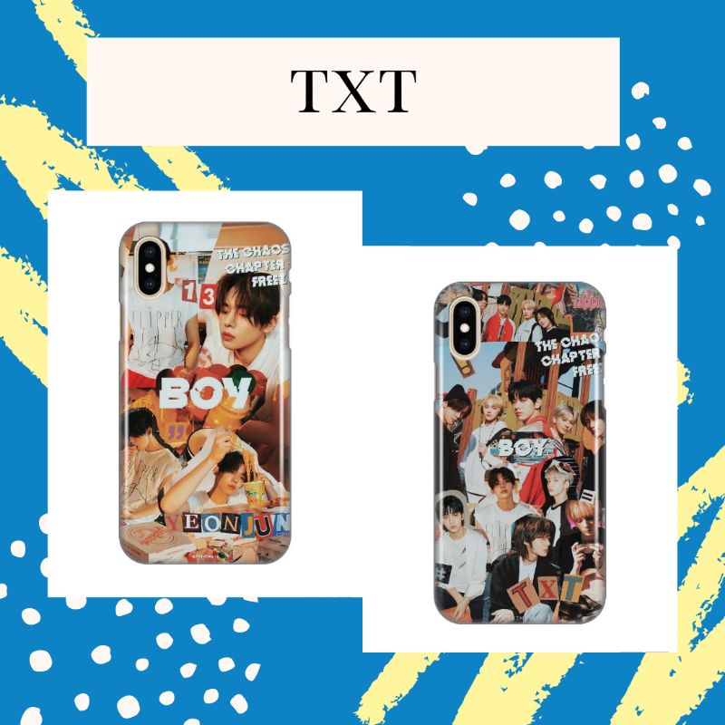 (TXT) Case TXT Freeze 2 Edition Softcase Anticrack Tomorrow X Together Soobin Yeonjun Beomgyu Taehyu