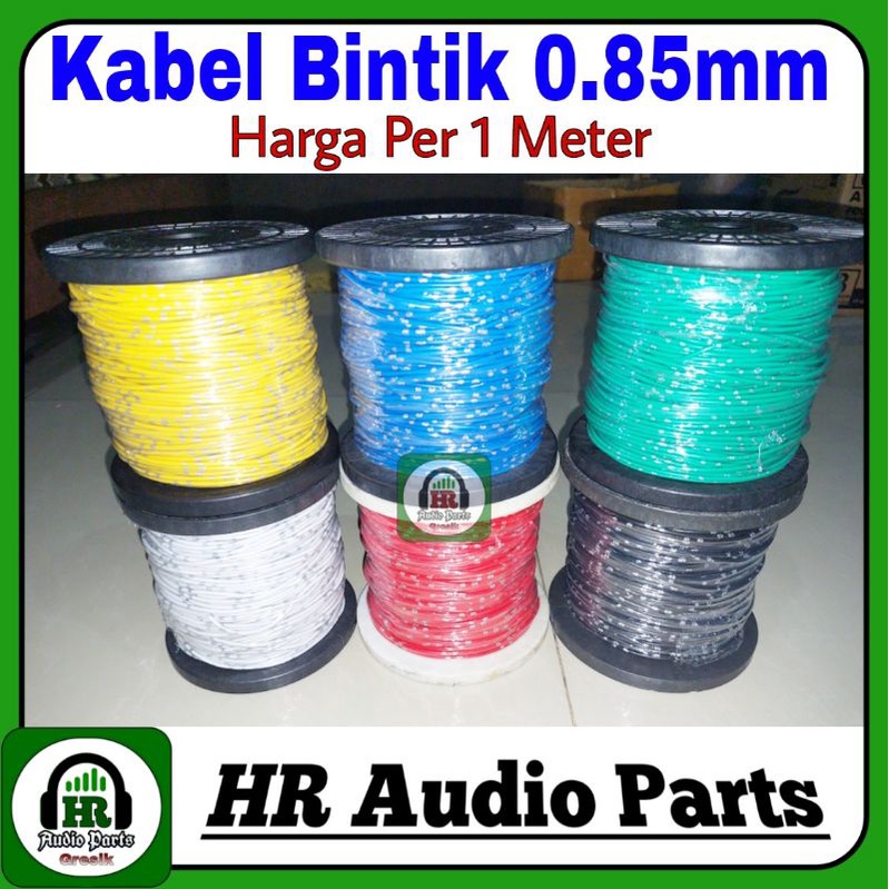 Kabel Bintik 0.85mm AVS Serabut Tembaga Body Motor Mobil Audio 0.85 mm