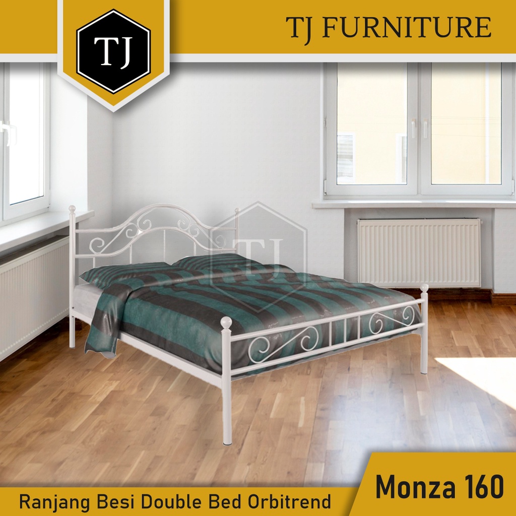 Orbitrend Ranjang Besi / Tempat Tidur Besi / Divan Besi / Double Bed - Monza 160